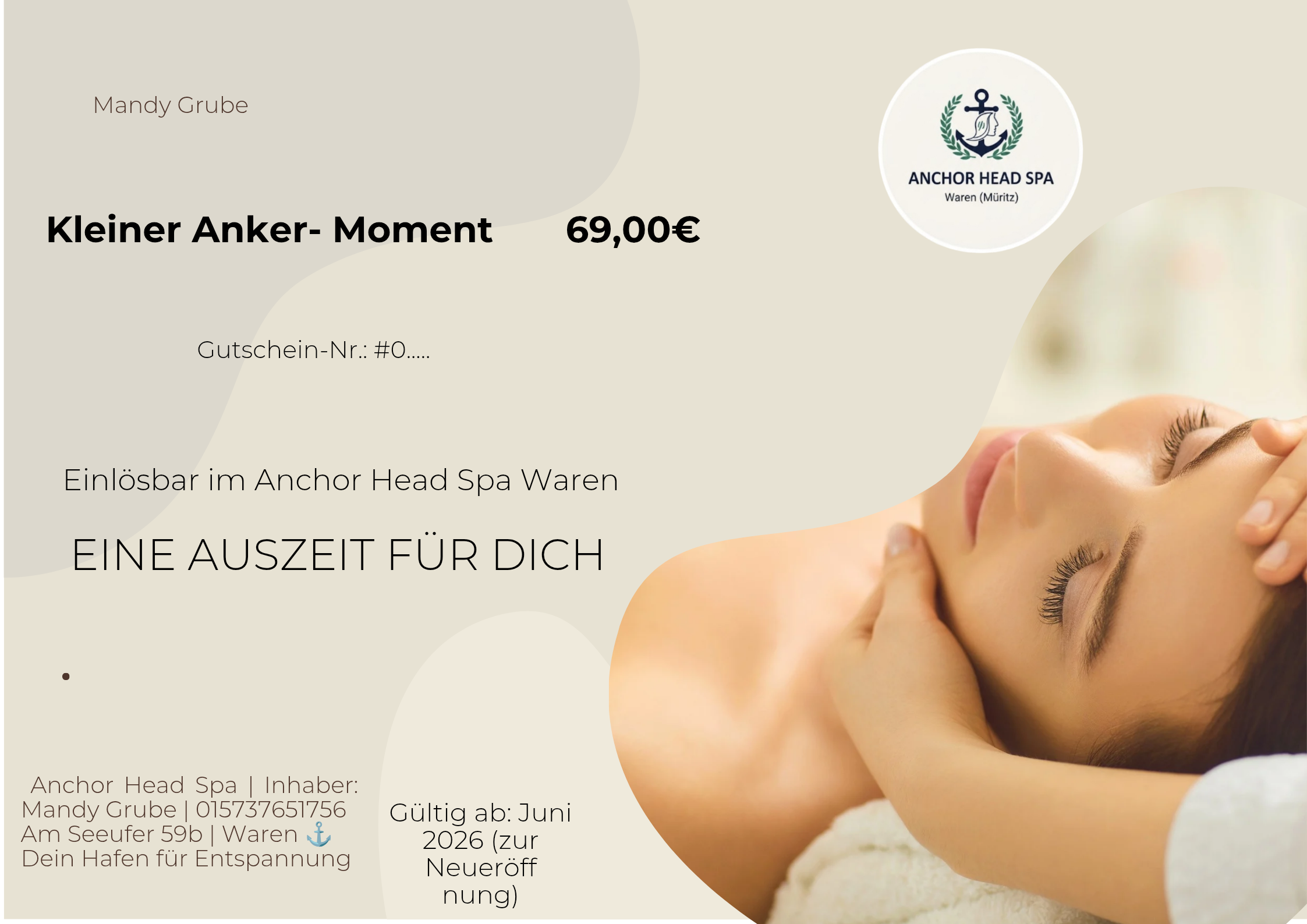 Gutschein "Kleiner Anker- Moment"