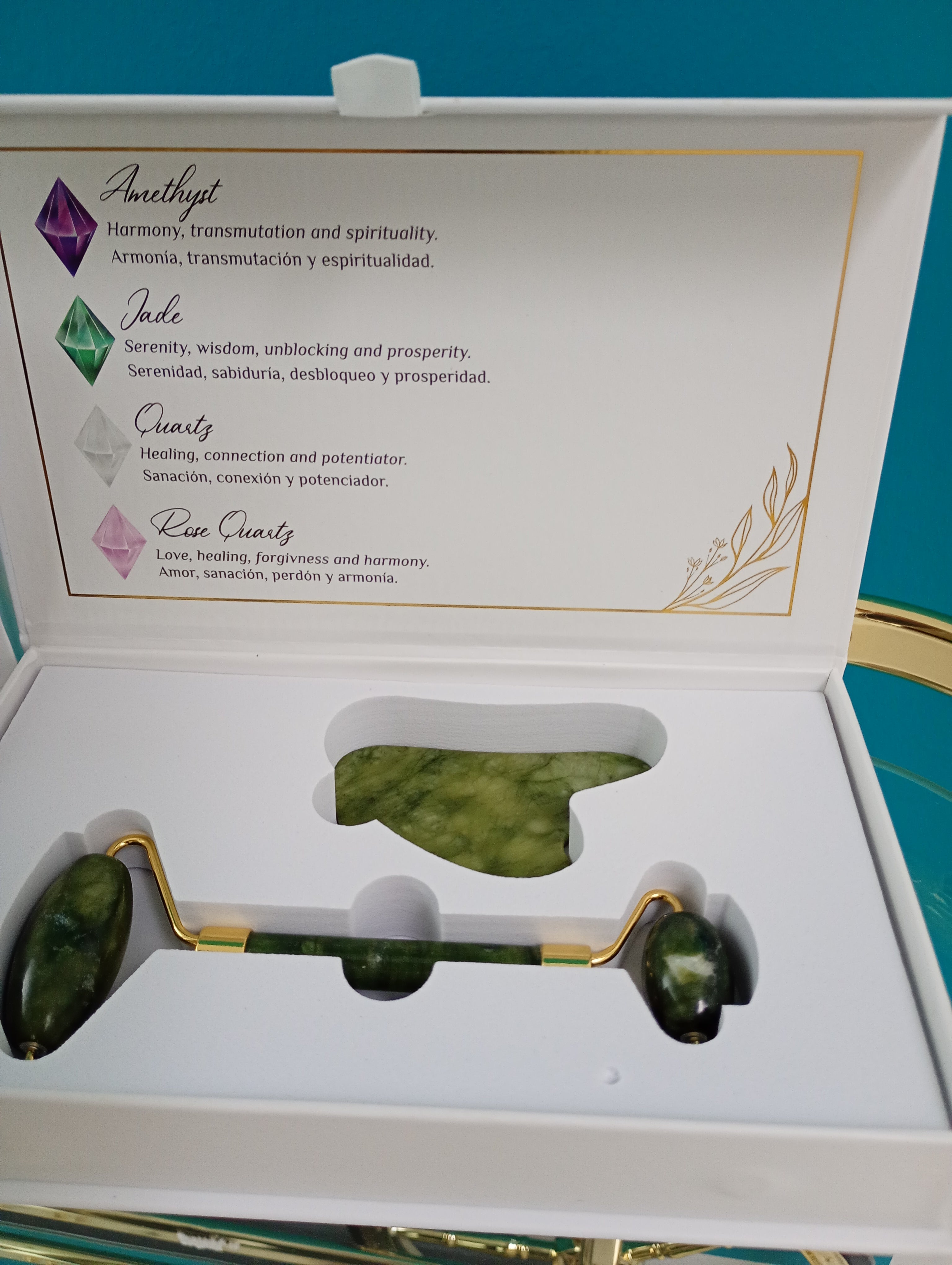 Beauty- Set - Gua Sha & Face Roller
