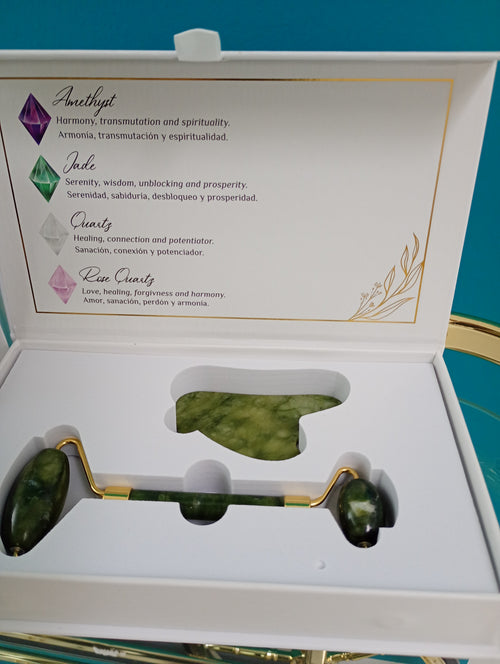 Beauty- Set - Gua Sha & Face Roller