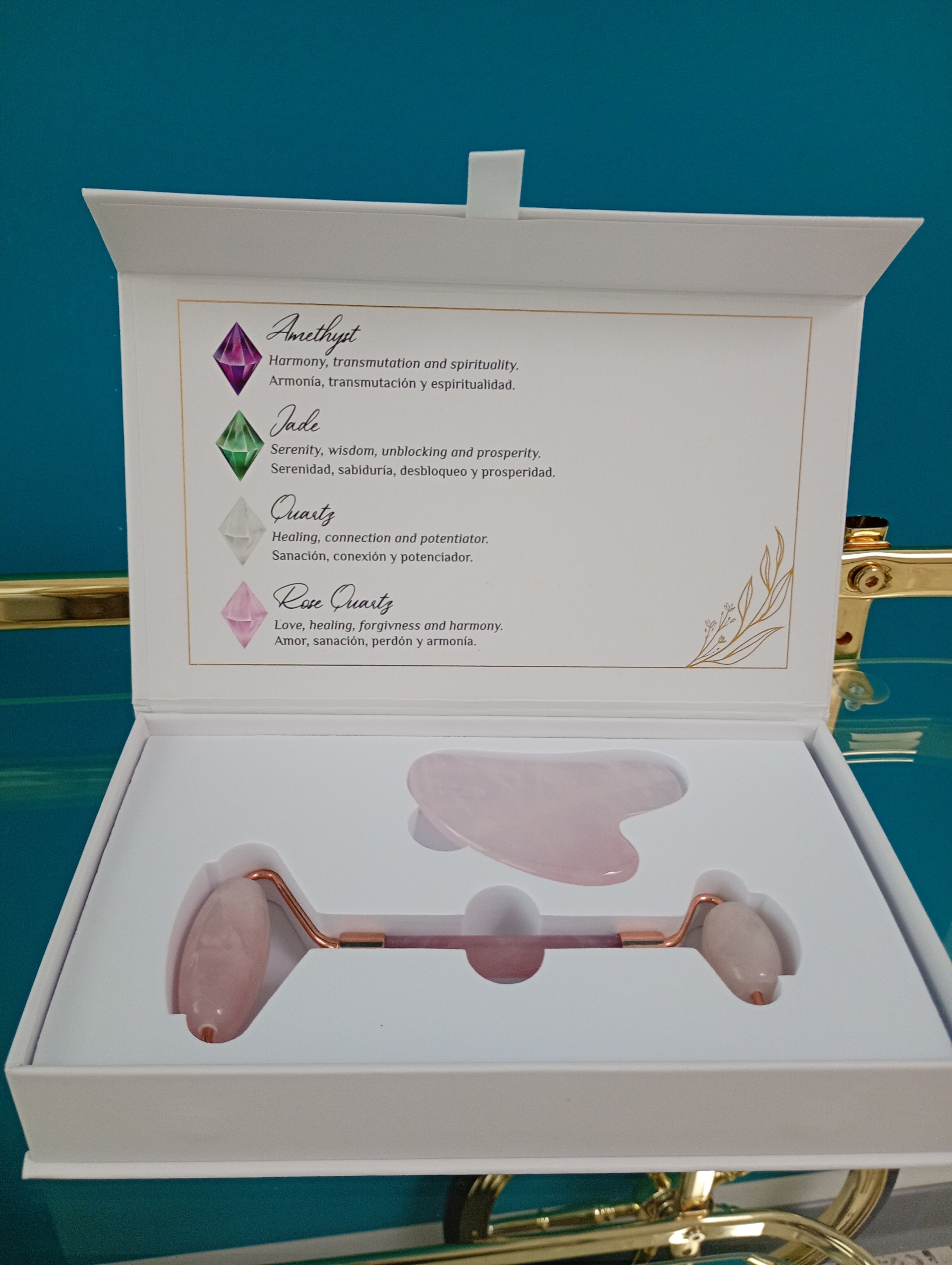 Beauty- Set - Gua Sha & Face Roller